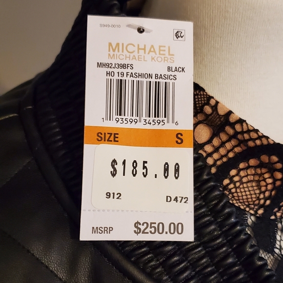 Michael Kors Quilted Bomber Jacket Size S but fits like a M - Picture 15 of 16